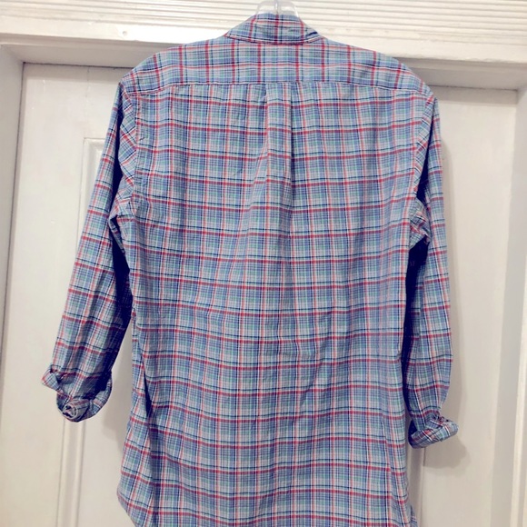 Polo plaid button-up long sleeve - Picture 2 of 3